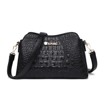

Hot Selling High Quality Flap Women's Genuine Leather Handbags Alligator Shoulder CrossBody Bags For Women Tote Bags