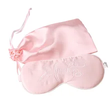 Домашняя двухсторонняя маска для глаз на основе шелка с вышивкой для сна затенение дышащая мужская и женская Горячая компрессия ледяной компресс Пижама Защита E