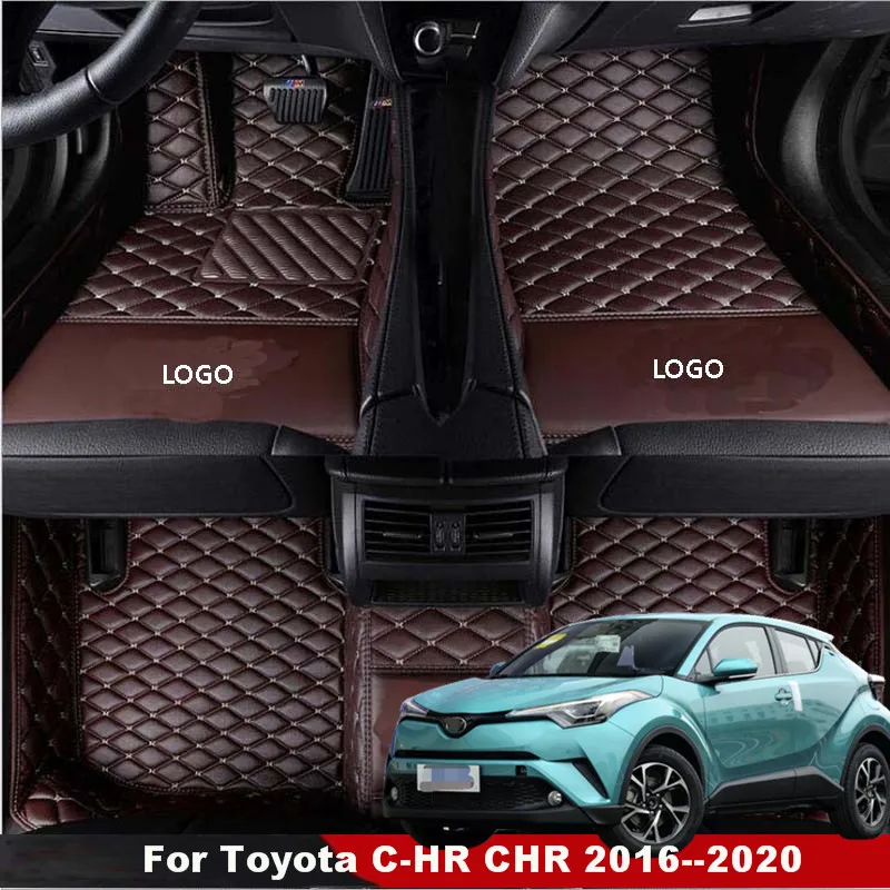 Left Hand Drive Car Mats For Toyota Chr Chr 2016 2017 2018 2019 2020 Leather Mats Auto Interior