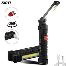 10000LM LED Work Light USB COB LED flashlight Magnetic 5 modes Ultra Bright torch lamp waterproof for Camping Car Repair