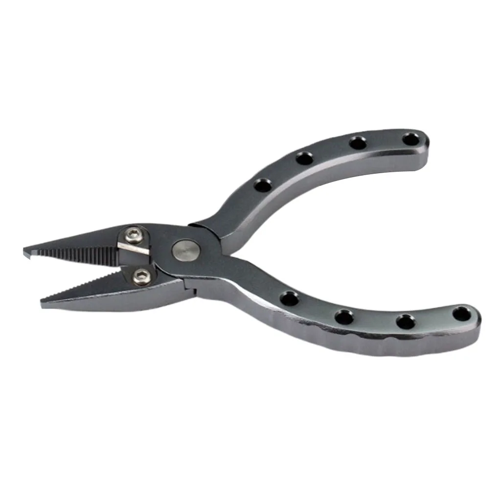 6061 Aluminum Alloy Fishing Plier Line Cutter Split Ring Tool Hook Remover