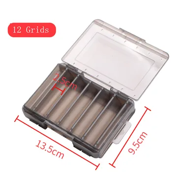 

High capacity Double-sided Fishing Lures Box Durable and wearable Hard Bait Minrrow Pencil Popper Storage Case
