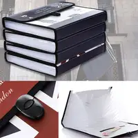 Органайзер для файлов 12 кармана расширение A4 Бумага сумка для показа подачи многофункциональный для хранение офисных принадлежностей