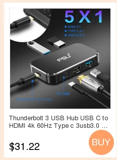 USB C type c к HDMI 4K Кабель-адаптер для мужчин и женщин USB C HDMI конвертер для Macbook pro samsung s9 s10 huawei mate 20 P30 pro