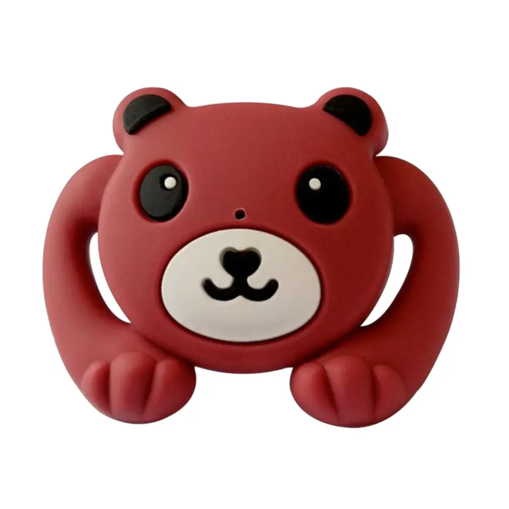 bear Детская силиконовая соска, забавная соска, соска для малышей с кроличьими зубами, милая Соска с бородой, Товары для малышей - Цвет: bear