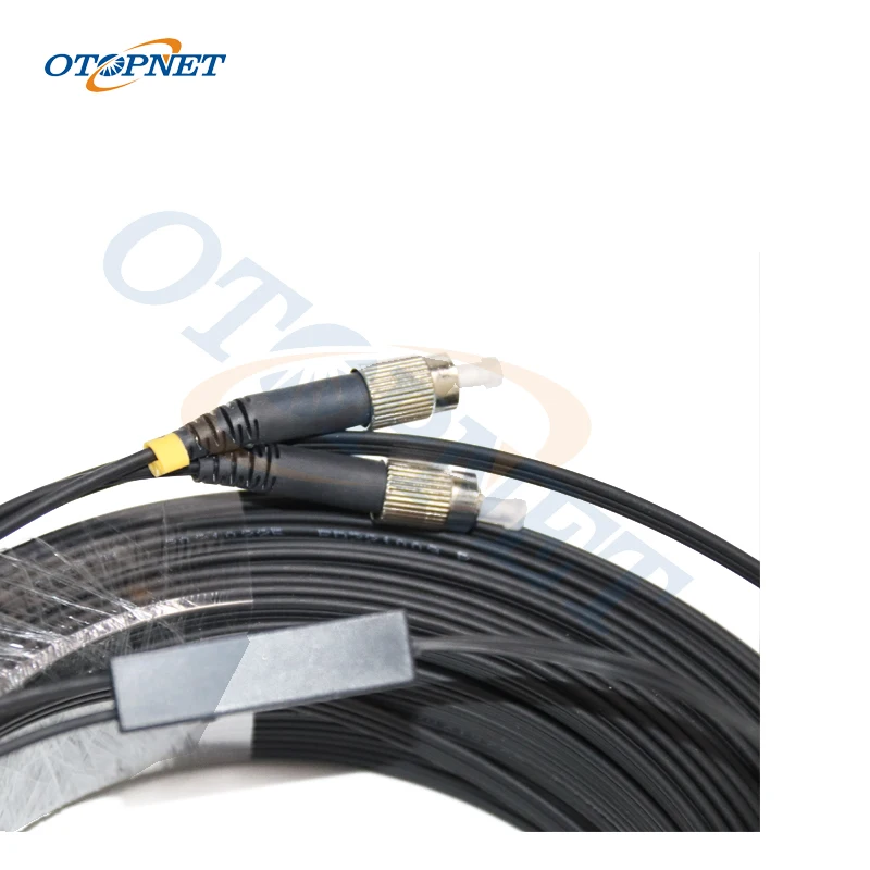 500 м FTTH одномодовый 2 FC UPC разъем 3 стальной 2-жильный оптический волоконный