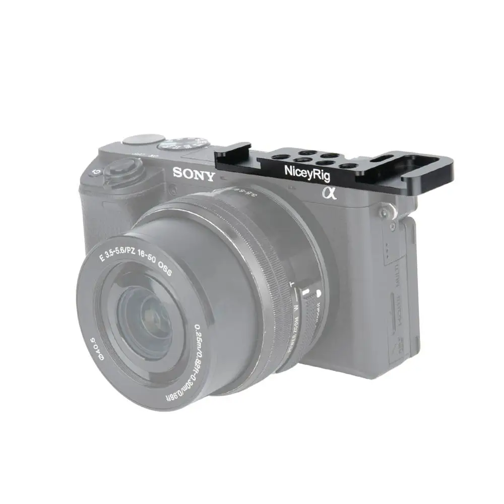 NICEYRIG для sony A6400 A6300 A6000 A6500 пластина перемещения холодного башмака левая сторона для камеры sony A6 серии
