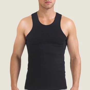 

roupas masculinas Mens Sleeveless Tank Top Solid Muscle Vest Comfortable Cotton Undershirts O-neck Gymclothing Tees Whorl Tops