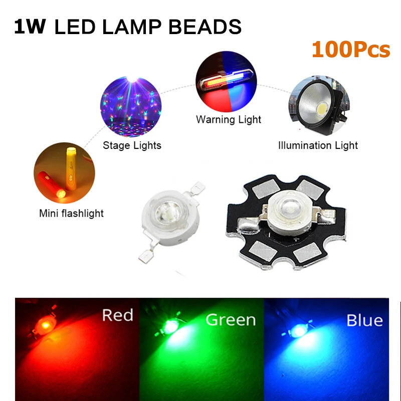 5W watts High Power SMD COB LED Chip Lights Beads White Red Blue Yellow With PCB
