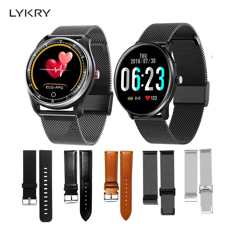 LYKRY силиконовый стальной кожаный ремешок для часов на замену браслет для Mx9 Mx6 женщин мужчин Спорт Смарт часы