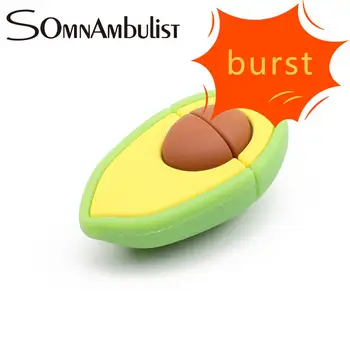 

Avocado cartoon multi-function USB flash drive pendrive 64gb cle usb stick 32gb 16gb 8gb 4gb usb 2.0 pen drive for PC / memo
