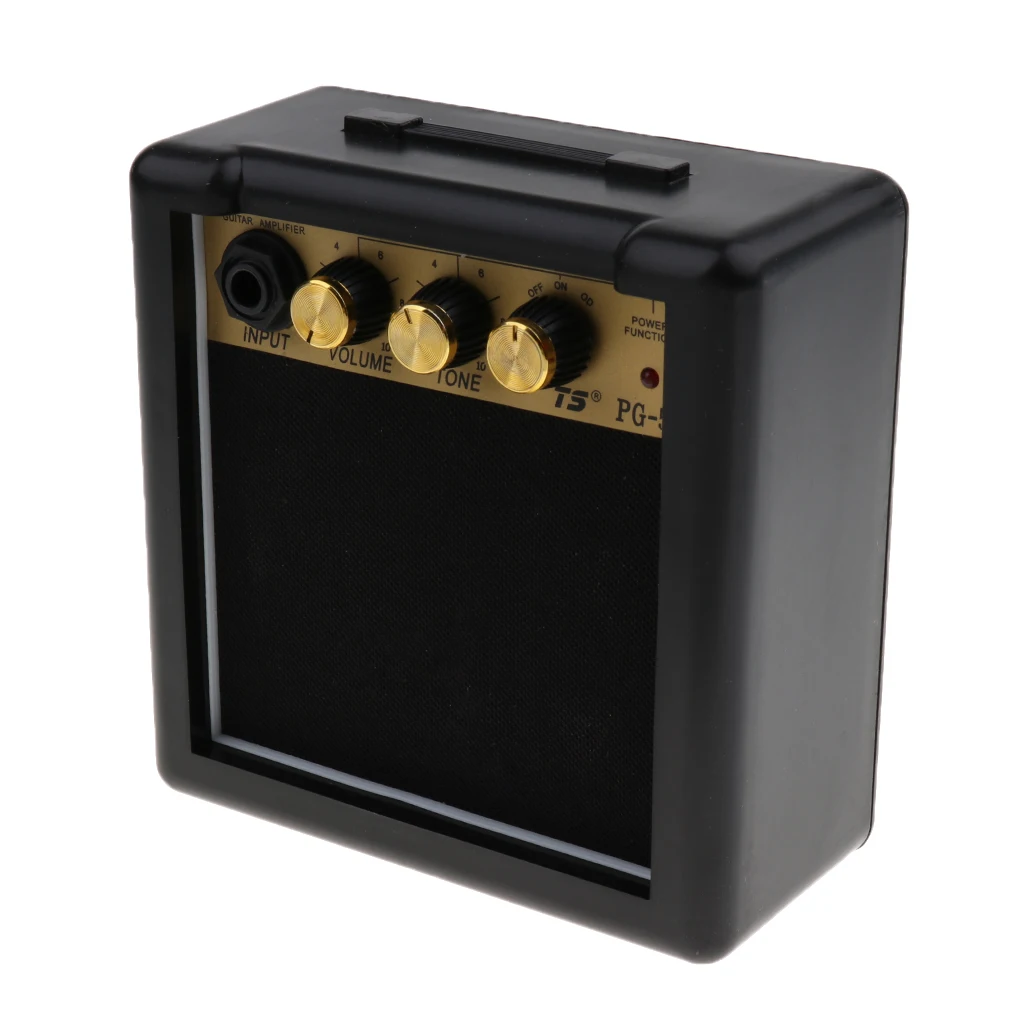 

5 Watt 9V Mini Acoustic Electric Guitar Practice Amp for Solo Performance 4.72x4.72x2.36inch