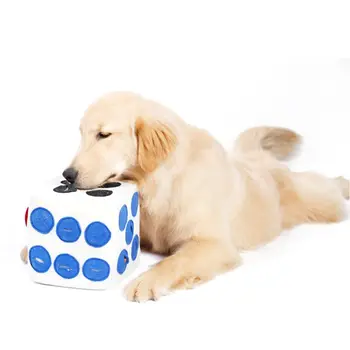 

Soft Fleece Imitation Dice Dog Snuffing Train Toy Snack Food Hidden Pet Toys 95AA