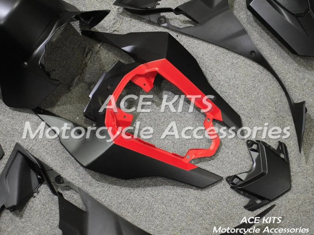 Мотоциклетный обтекатель abs комплект для HONDA CBR1000RR корпусные детали плесень черный красный Магазин № 0039