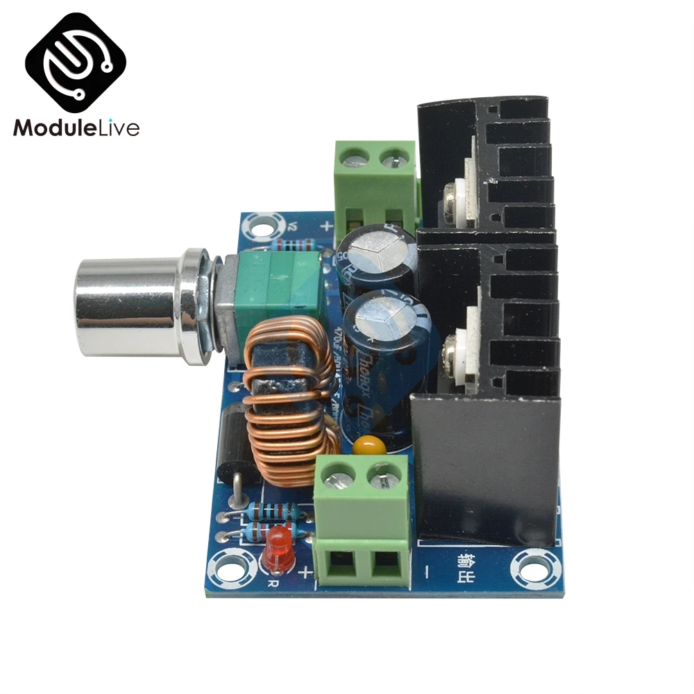 XH M401 DC понижающий преобразователь модуль питания XL4016E1 PWM регулируемый от 4 40 В до 1