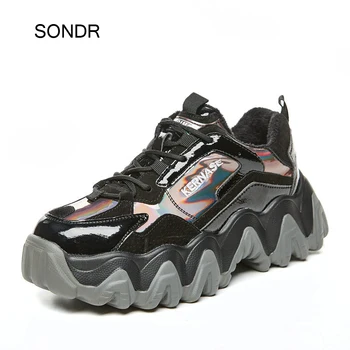 

Spring Casual Shoes Women Sneakers Platform Fashion Brand Ladies Chunky footware Thick Bottom Female zapatos de mujer Breathable