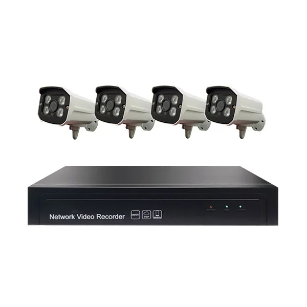 4CH Without Cable Evolylcam 4CH 8CH 5MP POE Комплект H.265 система видеонаблюдения безопасность NVR P2P Onvif POE наружная Водонепроницаемая ip-камера видеонаблюдение POE - Цвет: 4CH Without Cable