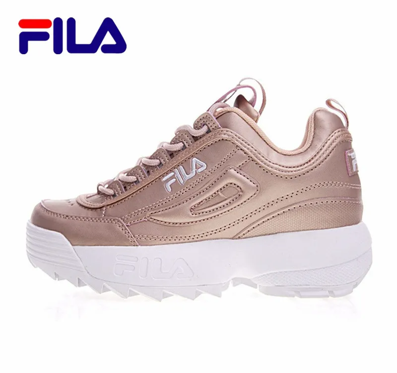 FILA Disruptor II 2 Женские кроссовки для бега, утолщенные Леггинсы для ремонта ног, беговые кроссовки, светильник, дышащая Спортивная обувь - Цвет: Women-3