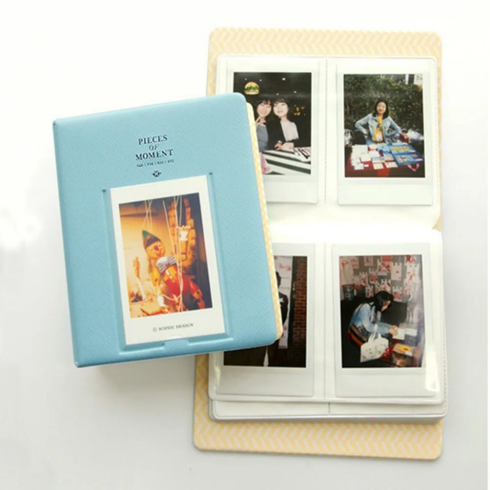 Четырёхъядерный 64-разрядный процессор карман " фотоальбом мини-фотоаппарата для получения мгновенных снимков хранения фотографий чехол Бизнес банк держатель для карт белая пленка для Fuji Instax Мини-пленка фотоальбом