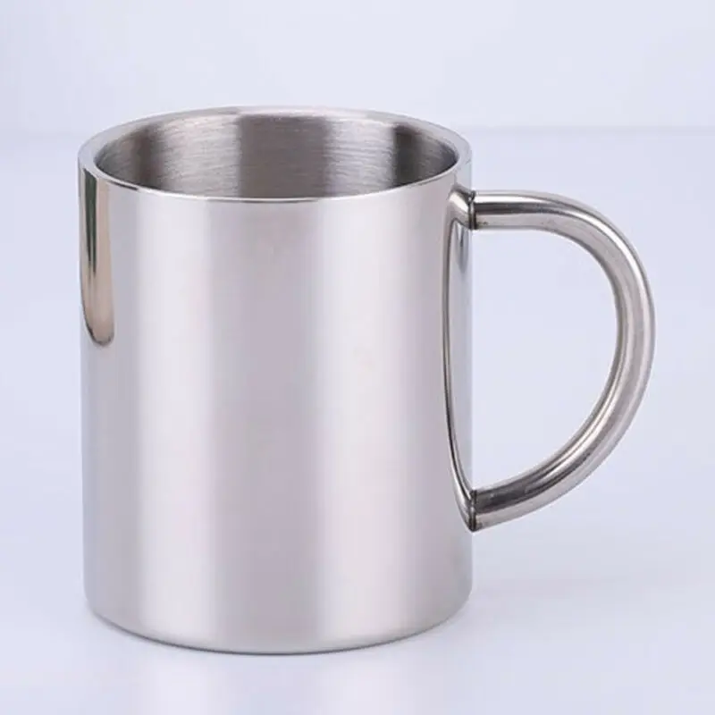 Новинка, 1 шт. 220 мл 300 400ml портативный из нержавеющей стали чашка с двойными стенками путешествия стеклянная кофейная кружка чашка