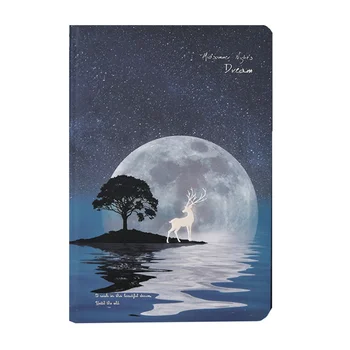 

1pc Journal Notebook Elegant Beautiful Hardcover Colored Notebook Stationery Diary Book for Students Women Girls