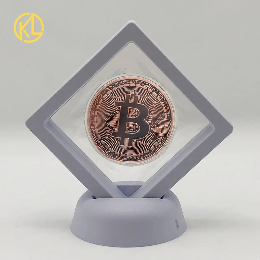 Позолоченная горячая Распродажа Биткоин битная монета Litecoin пульсация эфириум криптовалюта металлическая памятная монета с выставочным стендом - Цвет: CO019-5
