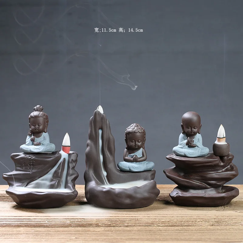 

2019 Incense Holder From The West Sansheng Mountain Flowing Water Backflow Incense Burner Household Office Handicraft Ornaments