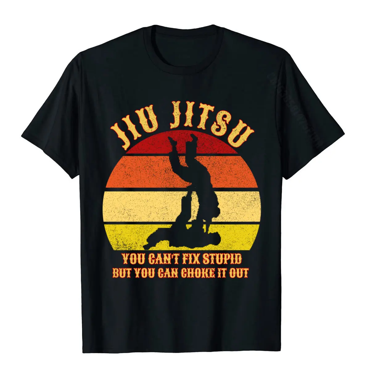 Design Design Tops T Shirt Short Sleeve for Men All Cotton Summer Fall Crewneck T-shirts Casual Tops Shirt 2021 Hot Sale Jiu Jitsu Shirts Funny Cant Fix Stupid Men BJJ MMA Jujitsu Pu over Hoodie__44 black