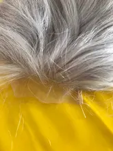 Pelucas de cabello humano para mujeres negras, color gris, ombré, plateado, peluca con malla frontal transparente, liso, brasileño, cierre