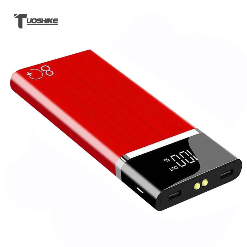 

TUOSHIKE16000mAh Power Bank LED Display Dual LED Light External Battery for iPhone XS MAX Samsung Xiaomi Huawei LG Powerbank