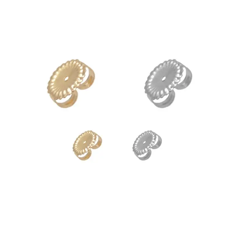 

Gold Earring Backs Replacement Secure Ear Studs Locking Earring Tight Nut 83XF
