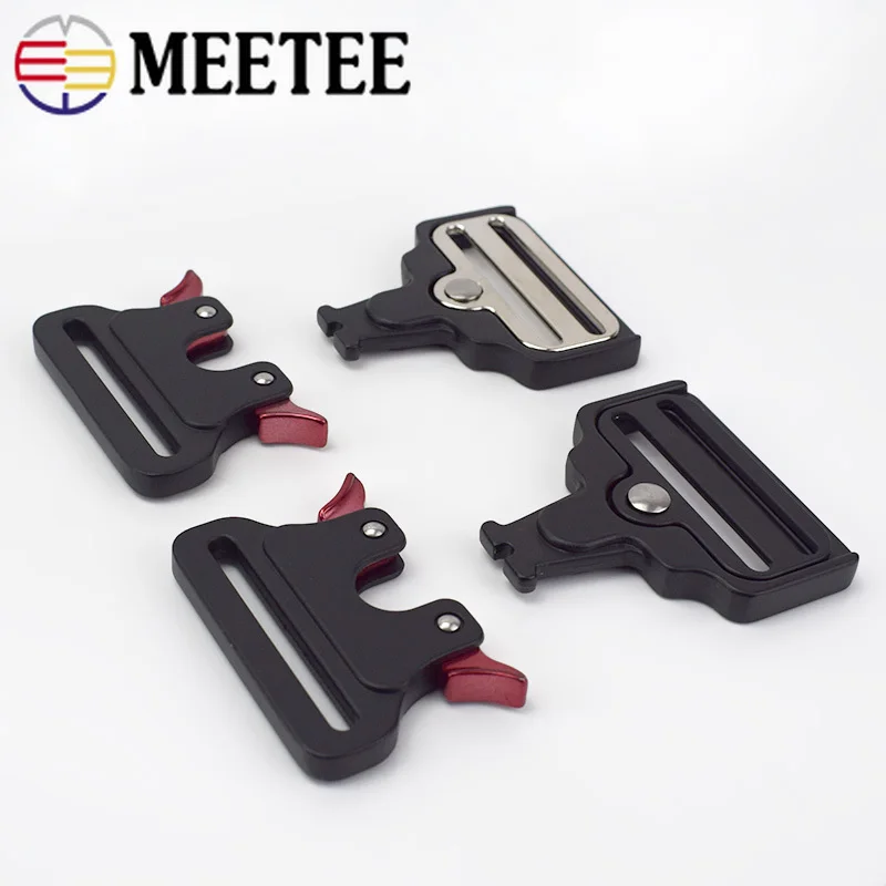 Meetee id50мм уплотненная металлическая пряжка для поясного ремня безопасные