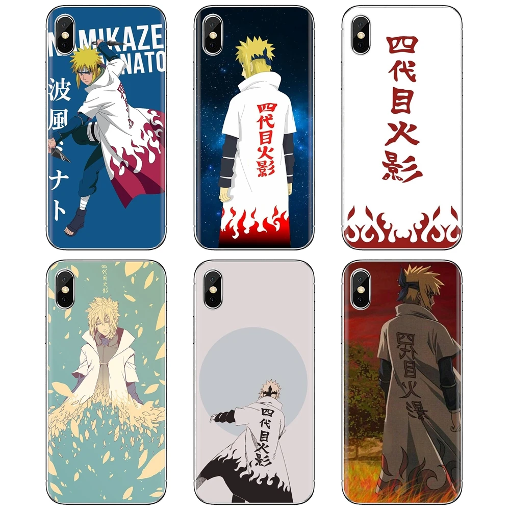 For Samsung Galaxy Note 3 4 5 8 9 S3 S4 S5 Mini S6 S7 Edge S8 S9 S10 Plus Soft Cover Bag NARUTO 4th Hokage Namikaze Minato | Мобильные