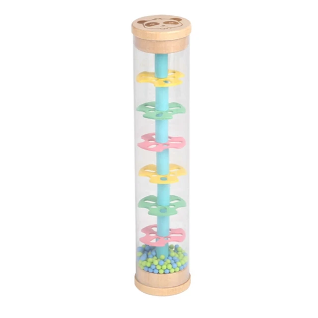 Baby Rainmaker Cylinder Sound Instrument with Bright Colour Rain Stick SoundToys for Baby Infant Toddler D5QA 6