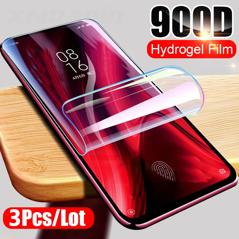 3PCS 100D Screen Protector Hydrogel Film For OPPO Reno 2 A72 A52 K3 K1 Full Cover Protective Realme 8 7 3 5 Pro Not Glass | Мобильные