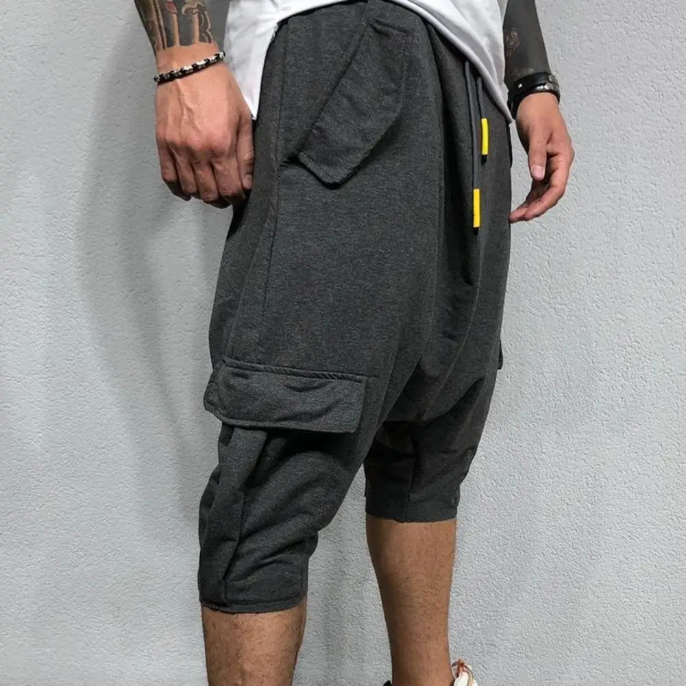 Breathable Shorts Men Casual Shorts Summer Joggers Shorts Men Drawstring Harem Pants Shorts Fifth Pants Mens Shorts short homme 4