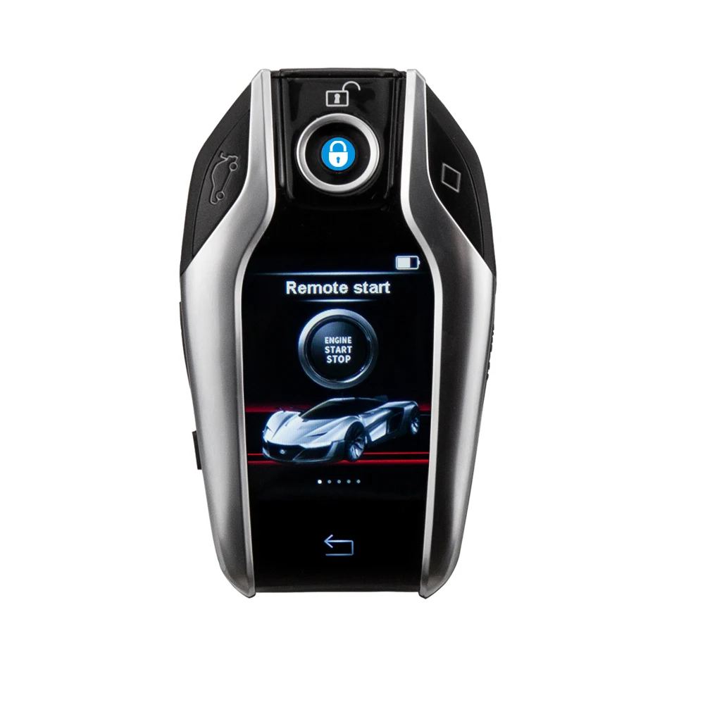 US $99.00 EASYGUARD 2 Way Liquid Crystal Remote LCD Display Remote Wireless Charging Smart Key Keyless Entry Remote Start DC12V