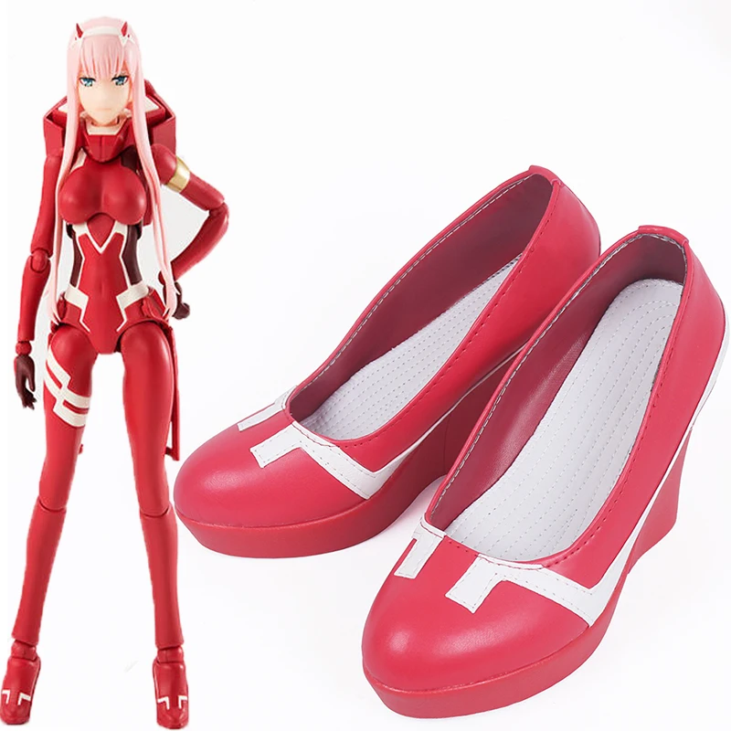 Обувь для косплея «Darling in the Franxx 002» Zero Two обувь для косплея Хэллоуин вечерние женские костюмы для косплея повседневная обувь для отдыха