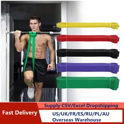 Yoga Elastic Bands Loop Expander for Exercise Sports Equipment Fitness Rubber Bands Resistance Band Unisex 208Cm