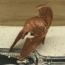 EDC инструменты латунный нож бусины Медный Спартанский ремешок для шлема шарик Паракорд нож брелок инструмент DIY кулон#160