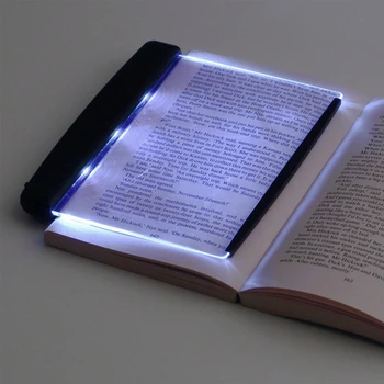 Creative Flat Plate LED Book Light Reading Night Light Portable Travel dormitory Led Desk Lamp Eye Protect for Home Bedroom 1