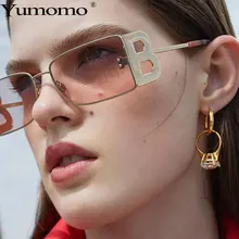 Новинка, роскошные брендовые дизайнерские модные солнцезащитные очки для мужчин и женщин, классические квадратные солнцезащитные очки UV400, градиентные синие негабаритные очки