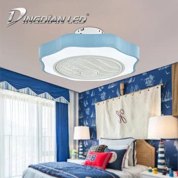 

Modern Ceiling Fan Light C012 80W AC220V Three Speed Fan Indoor Lighting fan With Remote Control Dimmable Lamp for Bedroom Kids