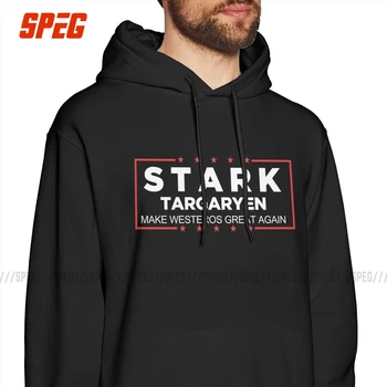 

Game Of Thrones Stark Targaryen Election Men's Sweatshirt 100% Cotton Leisure Westeros Hoodies Printed Hoodie Shirt