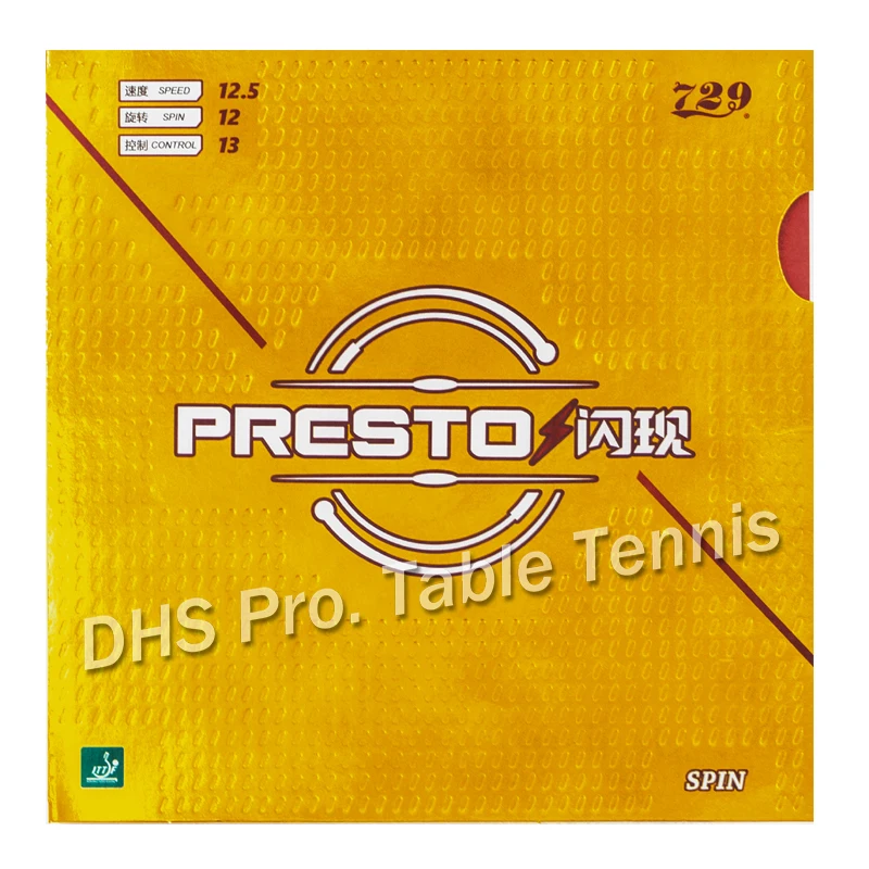Friendship 729 Table Tennis Rubber Spin Speed Non Sticky Ping Pong Sponge
