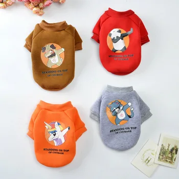 

New Style Pet Dogs Hoodies Warm Dog Sweatshirt Cute Cartoon Chihuahua Clothes Fashion Dog Coat Cotton Clothes Clothing for Pet