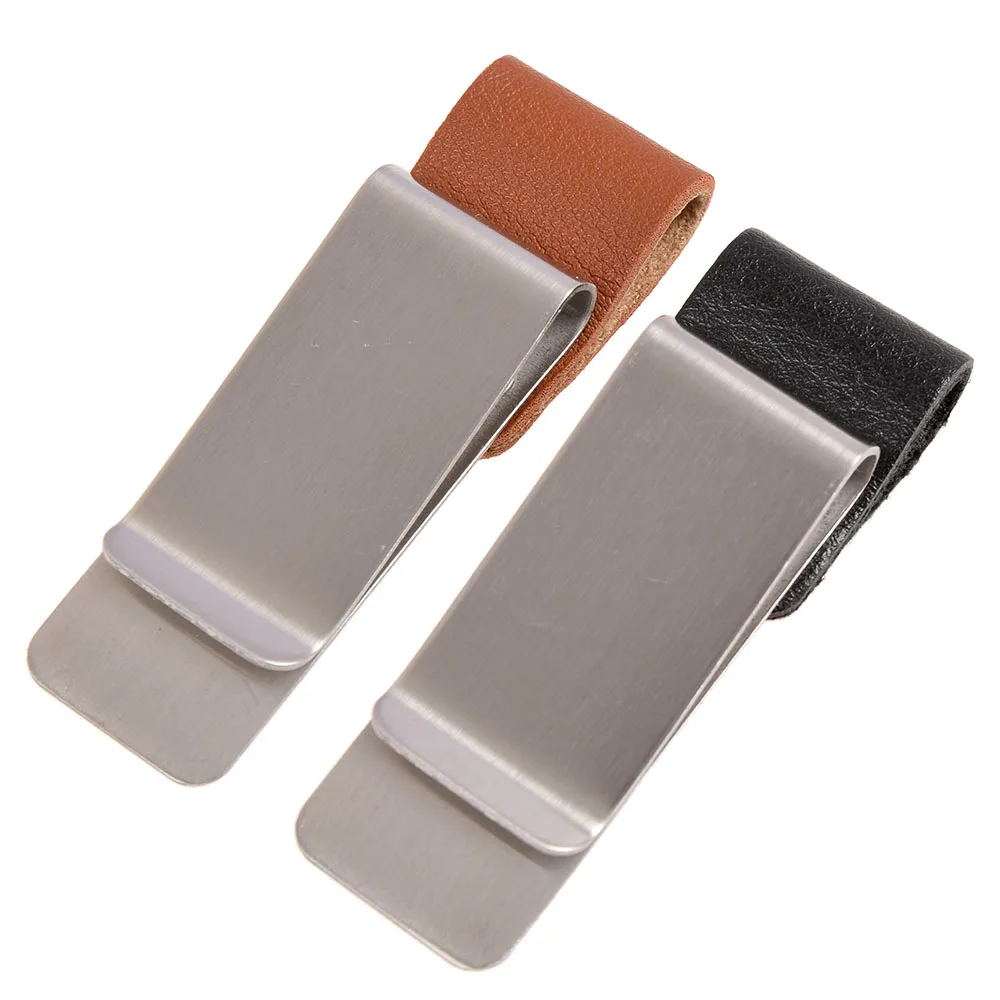 Pen holder pen and brush holder 1 pc metal leather pen holder brass stainless steel pencil clip vintage dairy notebook metal clip clipboards