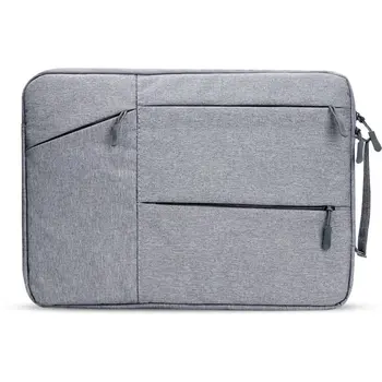 

Gray Oxford Style Fashionable Laptop Notebook Sleeve Case Carry Bag Shockproof Handbag Suitable For Macbook
