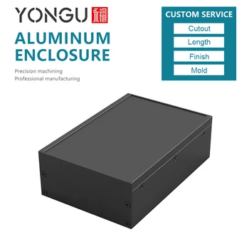 

96*45.5mm (WxH) diy project box aluminium case electronics enclosure electrical distribution box