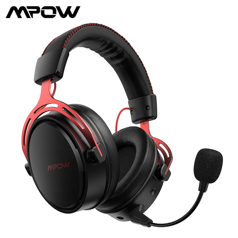 Mpow Air Pro  Wireless Gaming Headset  Surround Sound Over-ear Wired  & Wireless Gaming Headphones For Ps4 Ps3 Pc Computer - Earphones &  Headphones - AliExpress